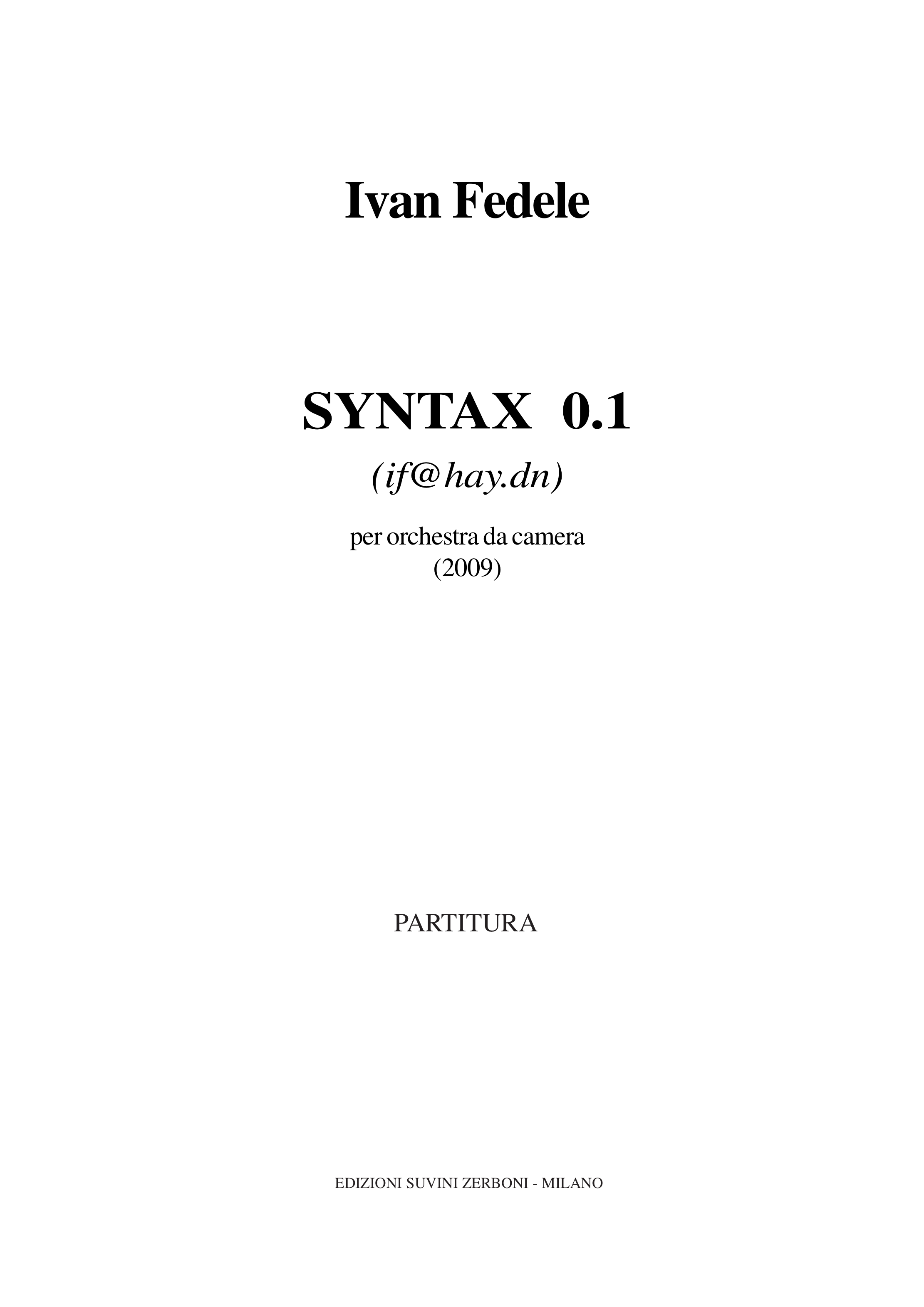 Syntax 01_Fedele 1